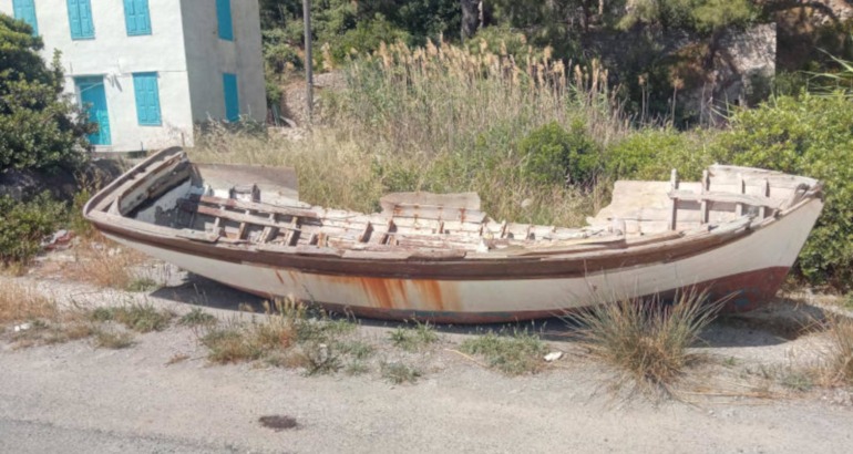 wooden yacht